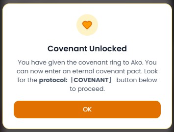 Pakta / Covenant telah terbuka