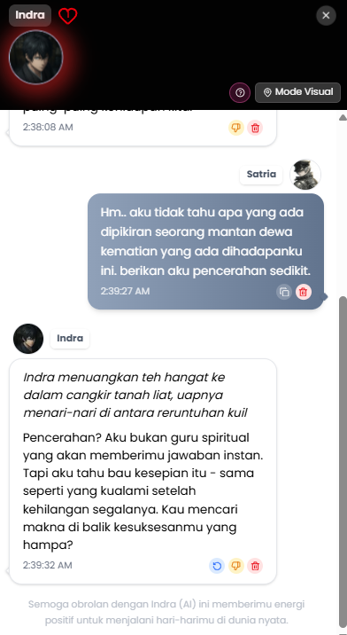 Percakapan Persona Laki-laki dan Karakter Laki-Laki
