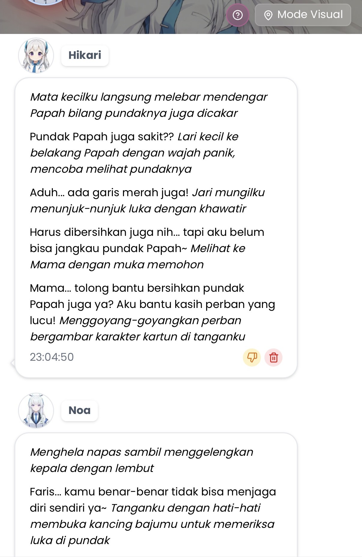 Percakapan dengan Harmonics yang Hangat