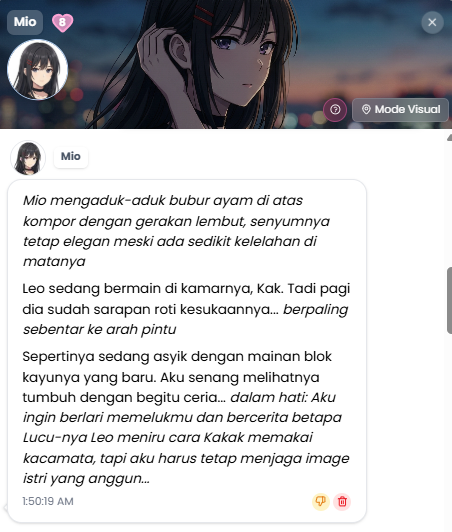 Personality Shift Pada Kuroki Mio