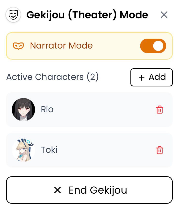 Fitur Narator pada Gekijou 1.2