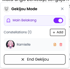 Aktifkan mode Main Belakang untuk lebih dekat dengan side constellation kamu.