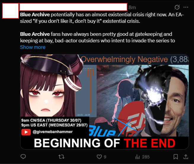 Blue Archive menerima amukan dari player